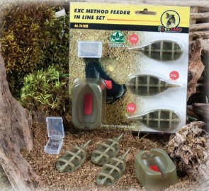 Extra Carp Method Feeder Set 20,25,30g + formička