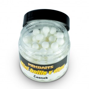 MIKBAITS Mini boilies v dipu 50ml Česnek