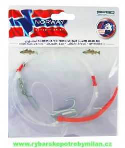 SPRO Live Bait Rig/Gummi Makk