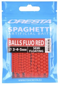 CRESTA Spaghetti Balls Fluo Red
