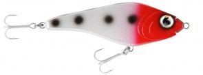 SPRO Rapper 128 SS Dotted Red Head
