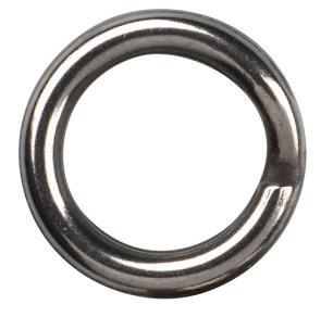 GAMAKATSU Hyper Split Ring - Stainless Black Nickel