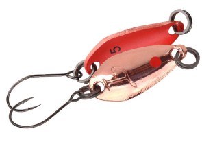 TROUT MASTER Incy Spoon plandavka barva Cooper/Red 0,5g-1,5g-2,5g-3,5g