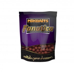 MIKBAITS Fanatica boilie 20mm Losos&Ráček&Asafoetida 900g