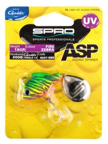 SPRO ASP Spinner UV Fire Zebra