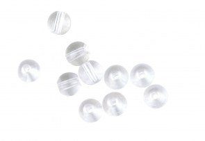 SPRO Round Smooth Glass Beads Clear