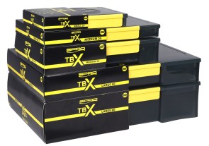 SPRO TBX Clear-sortiment velikostí krabiček